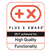 Награда премии Plus X Award за высокое качество и функциональность