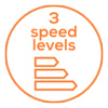 3 уровня скорости
