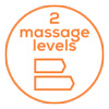 2 уровня интенсивности массажа