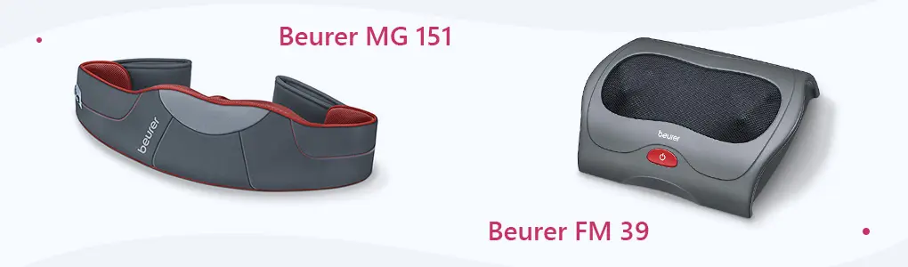 Beurer FM 39 и Beurer MG 151